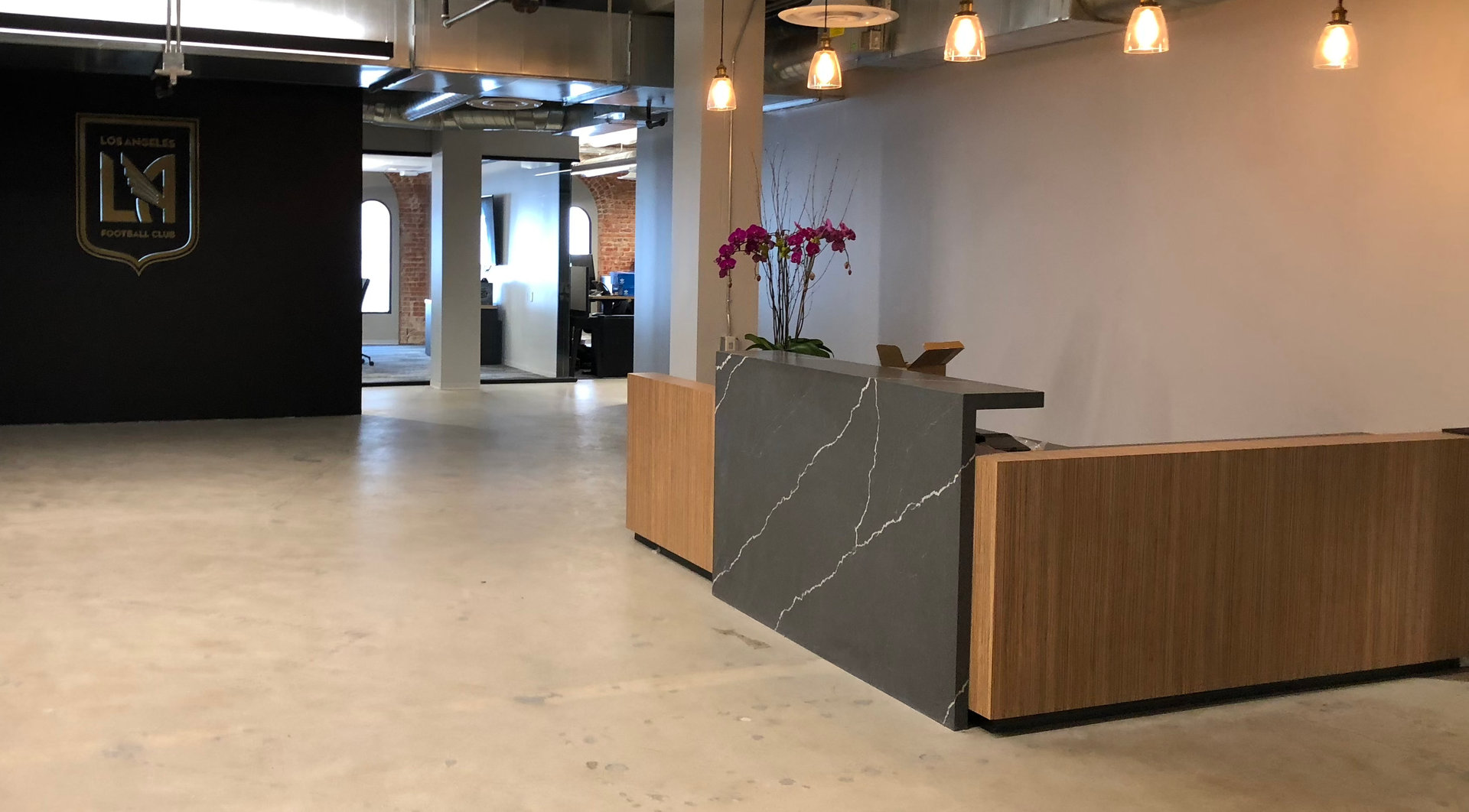 Custom cabinetry for corporate offices in Los Angeles, ATA Custom Cabinets