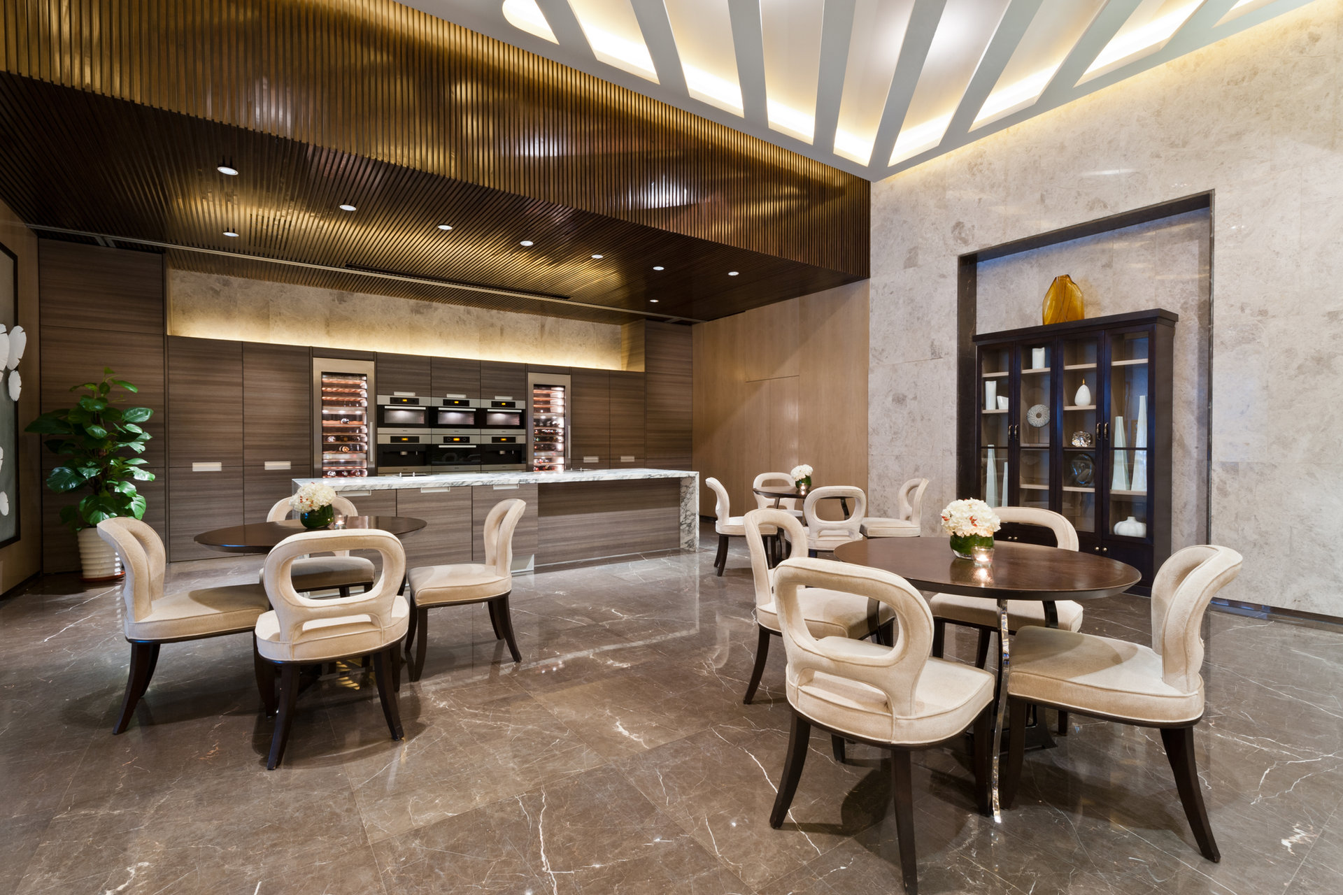 Custom hospitality millwork and casework by ATA Custom Cabinets, Los Angeles, CA